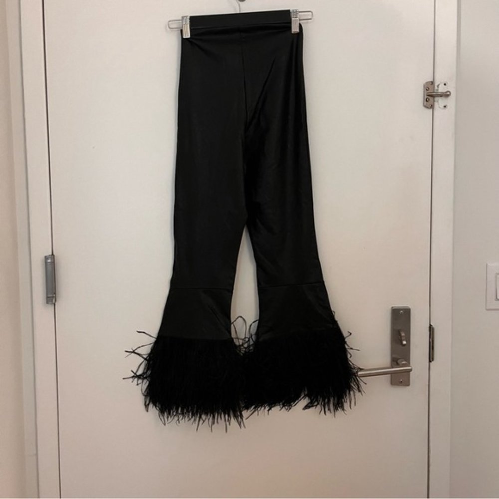Commando Faux Leather Feather Leggings - Picture 3 of 7
